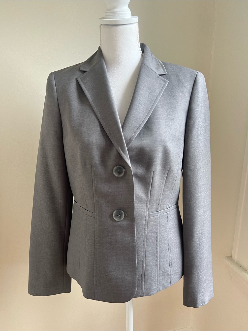 Kasper Gray Tailored Blazer